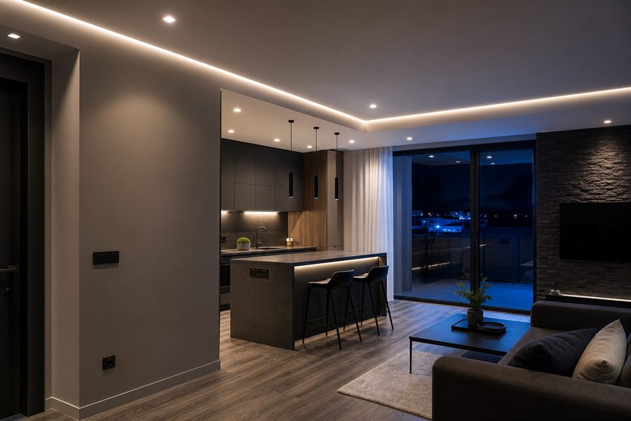 Reformas eléctricas en Valdeorras con iluminación LED moderna